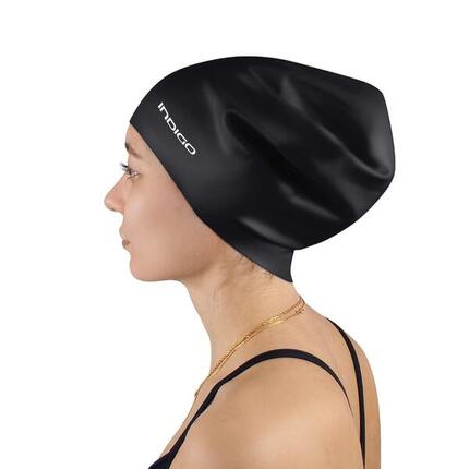 Bonnet de Natation Silicone Étanche pour Cheveux Longs Extra Grand
