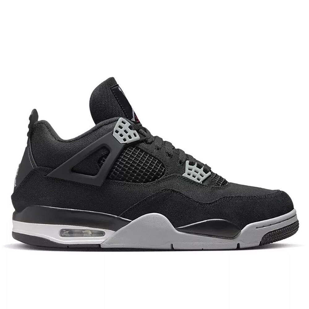NIKE Reconditionné - Air Jordan 4 Black Canvas - Très Bon État