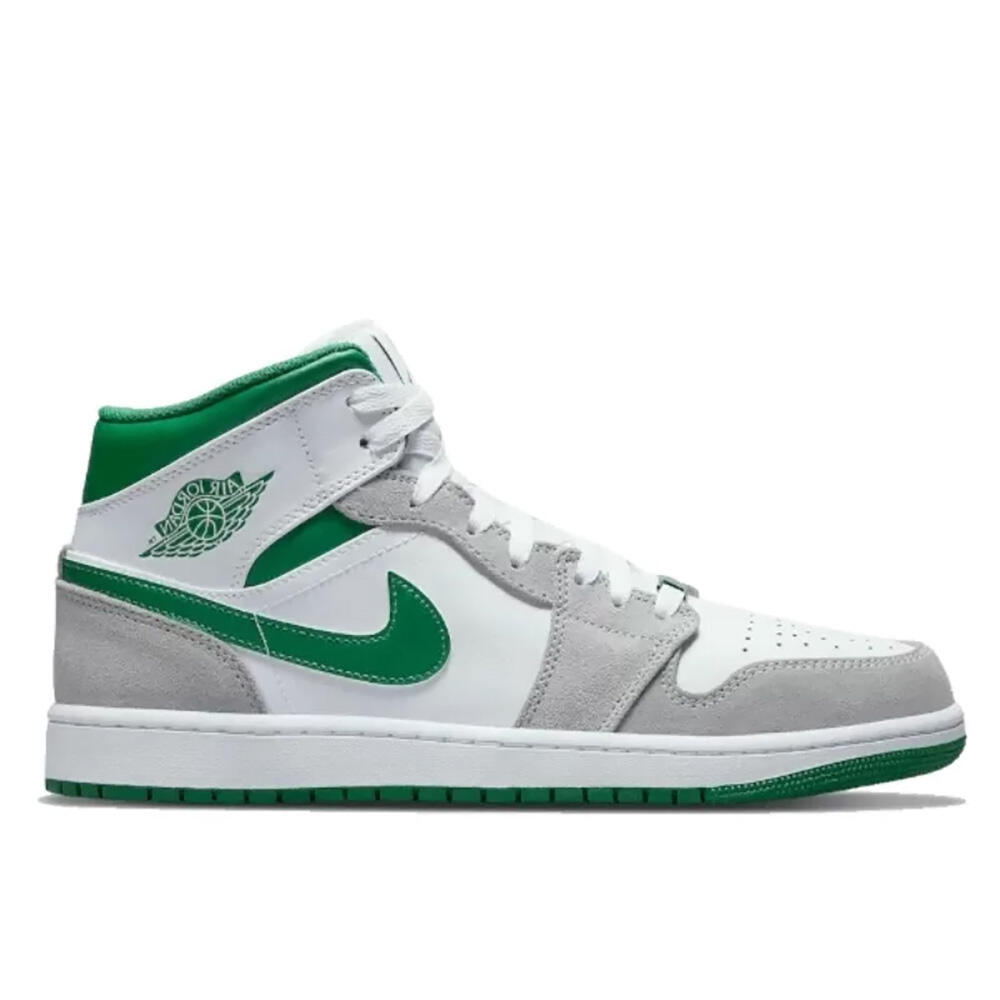 NIKE Reconditionné - Air Jordan 1 Mid Grey Green - Très Bon État