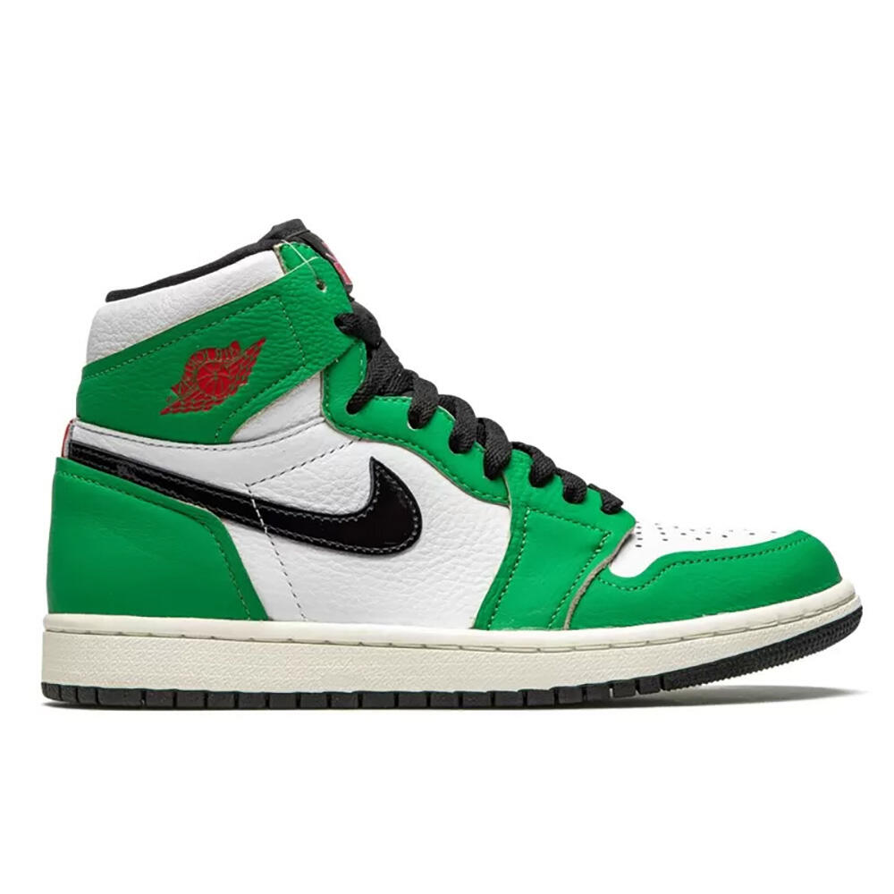 NIKE Reconditionné - Air Jordan 1 High Lucky Green - Très Bon État