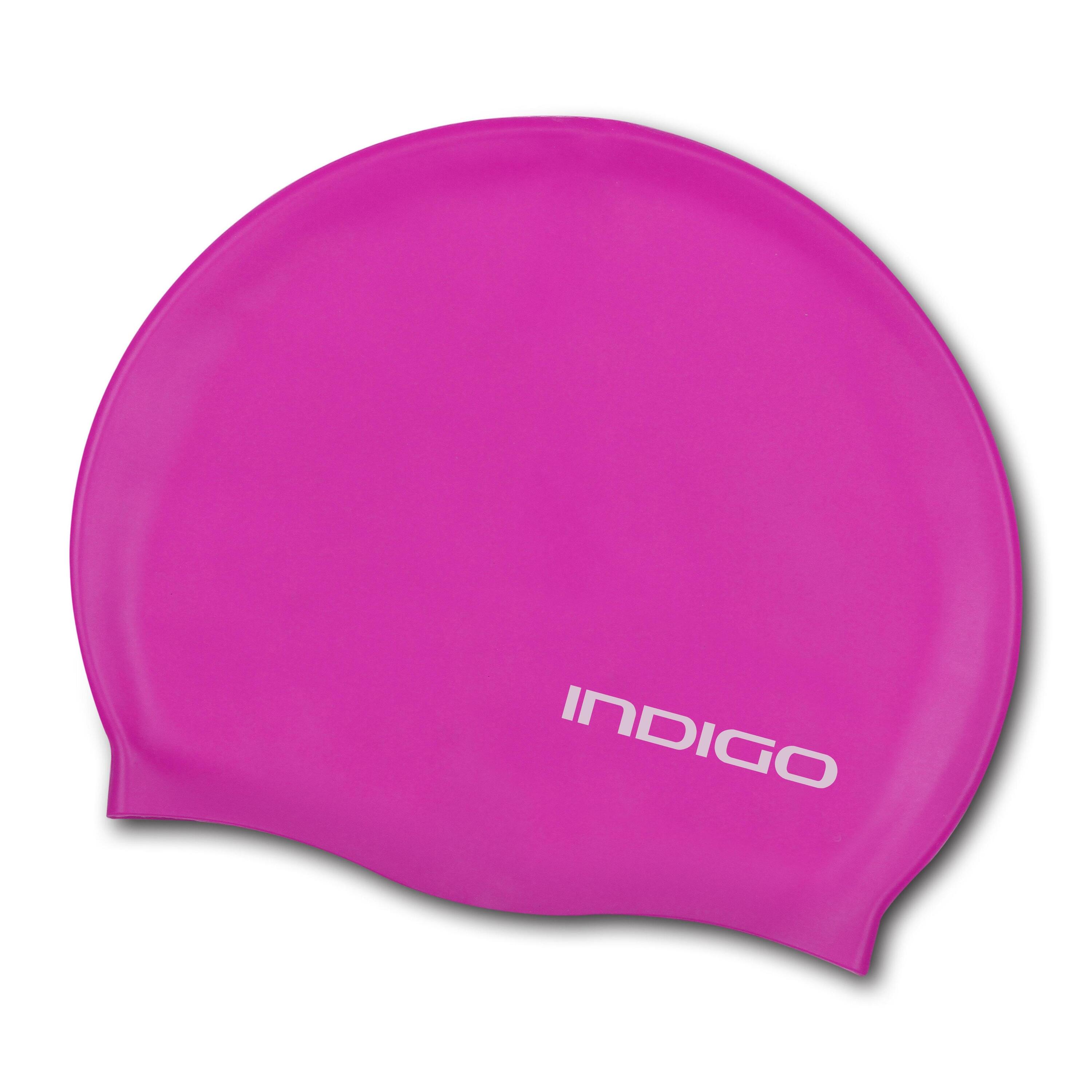 Touca de Natação de Silicone Impermeável INDIGO 2/3