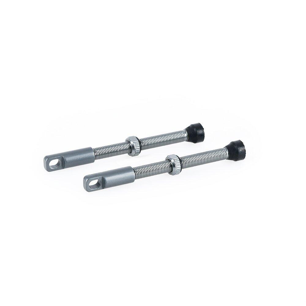 Oxford Tubeless Alloy Valve 60mm Gun Metal 1/2