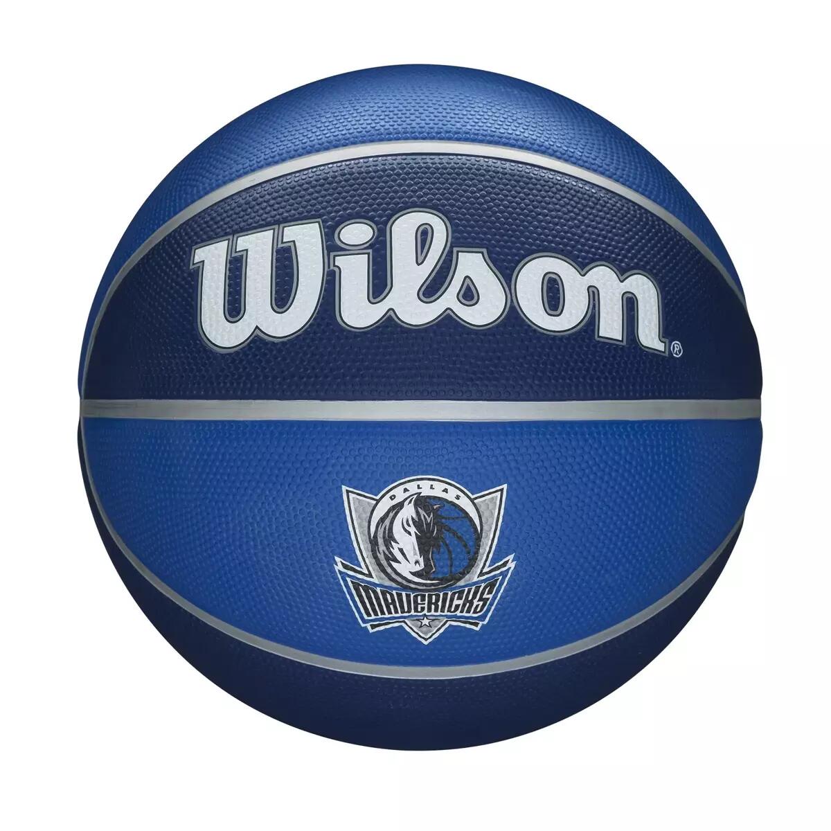 Pallone da basket Wilson NBA Team Tribute Mavericks Tall per unisex 1/2