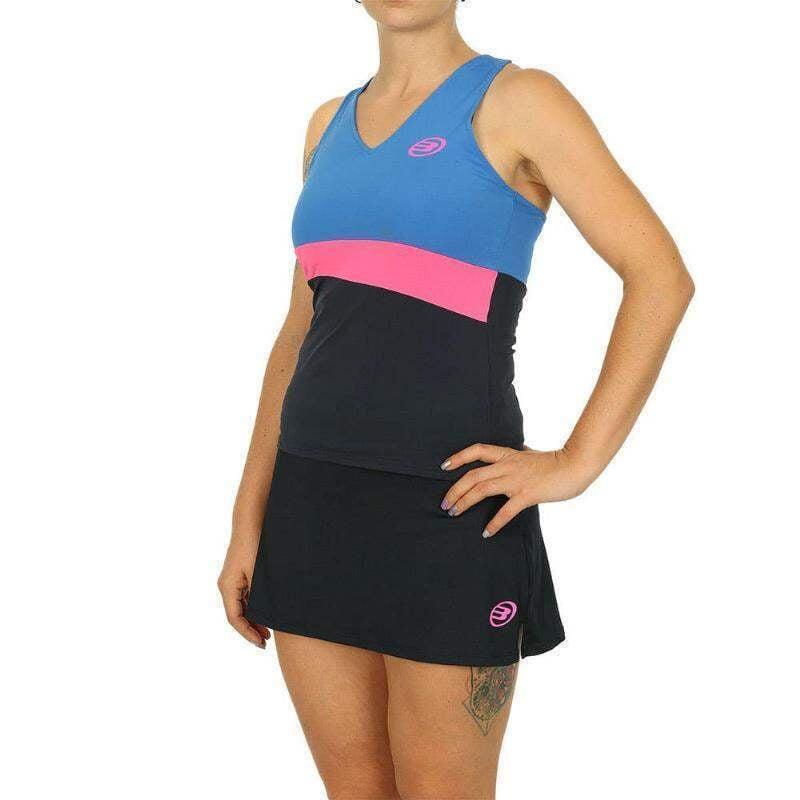 T-SHIRT BULLPADEL BPCM-PN05 DONNA - COLORE : NAVY 3/5