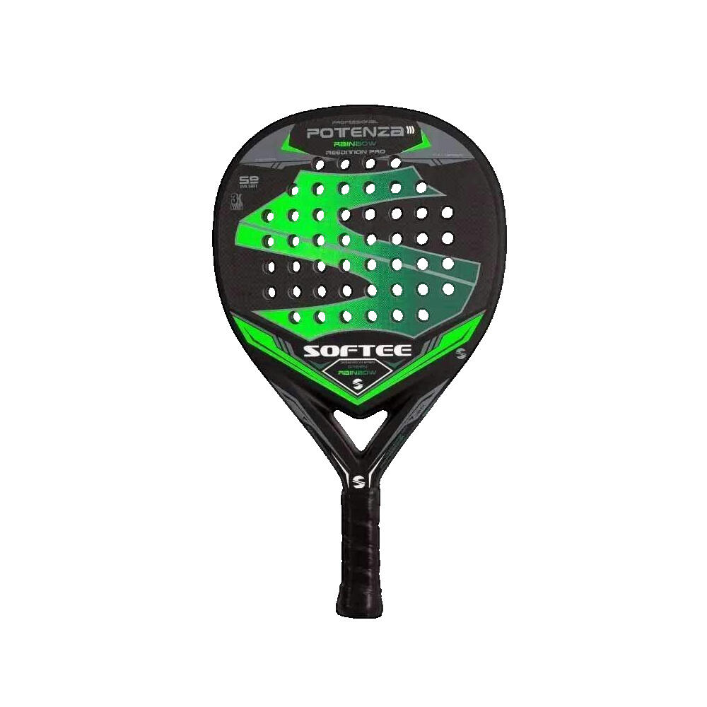 Raquetes de padel Homem Softee Potenza Rainbow Preto