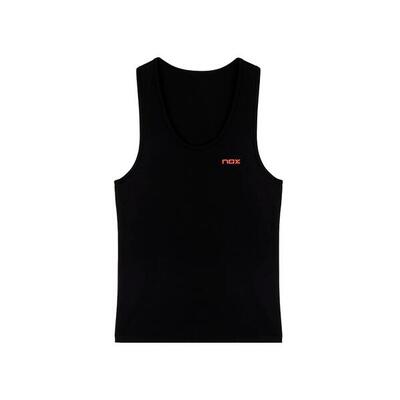 Camiseta tirantes mujer TEAM negro