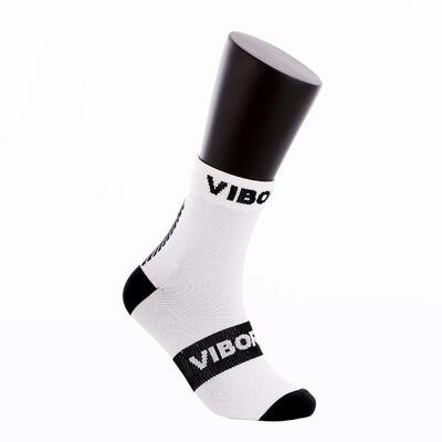 White and black vibor-a kait ankle socks