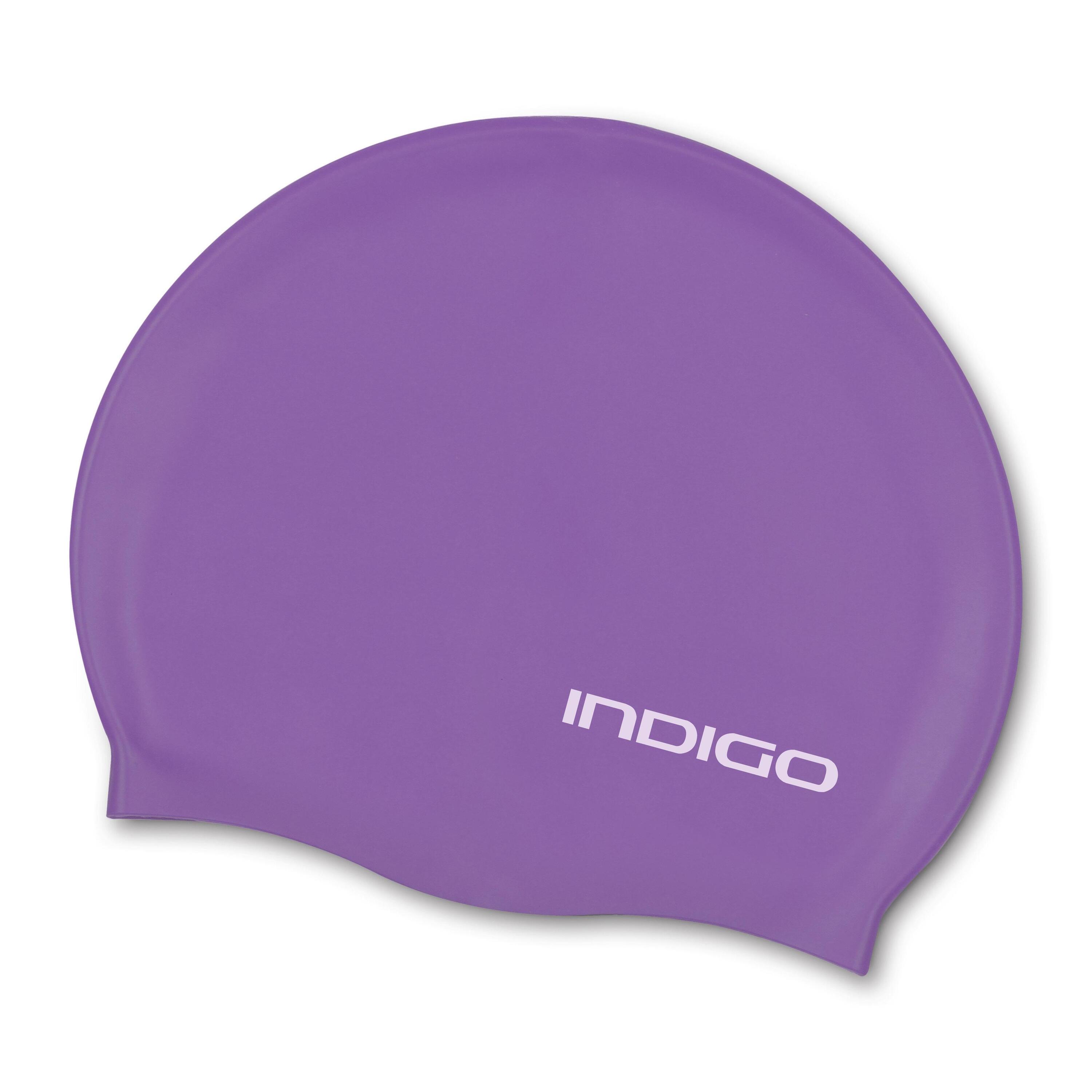Bonnet de Natation en Silicone Étanche INDIGO 2/3