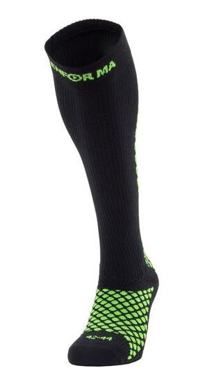 Calza tecnica running lunga a compressione antibatterica e antiodore