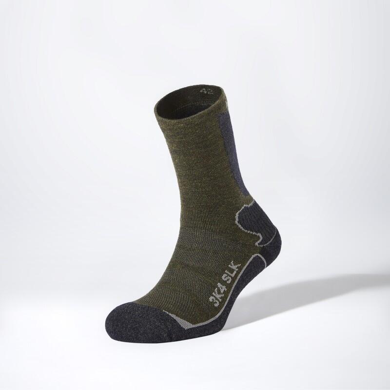 ENFORMA Calza tecnica trekking in lana e seta con naturale effetto termoregolatore