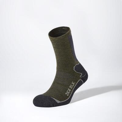 Calza tecnica trekking in lana e seta con naturale effetto termoregolatore