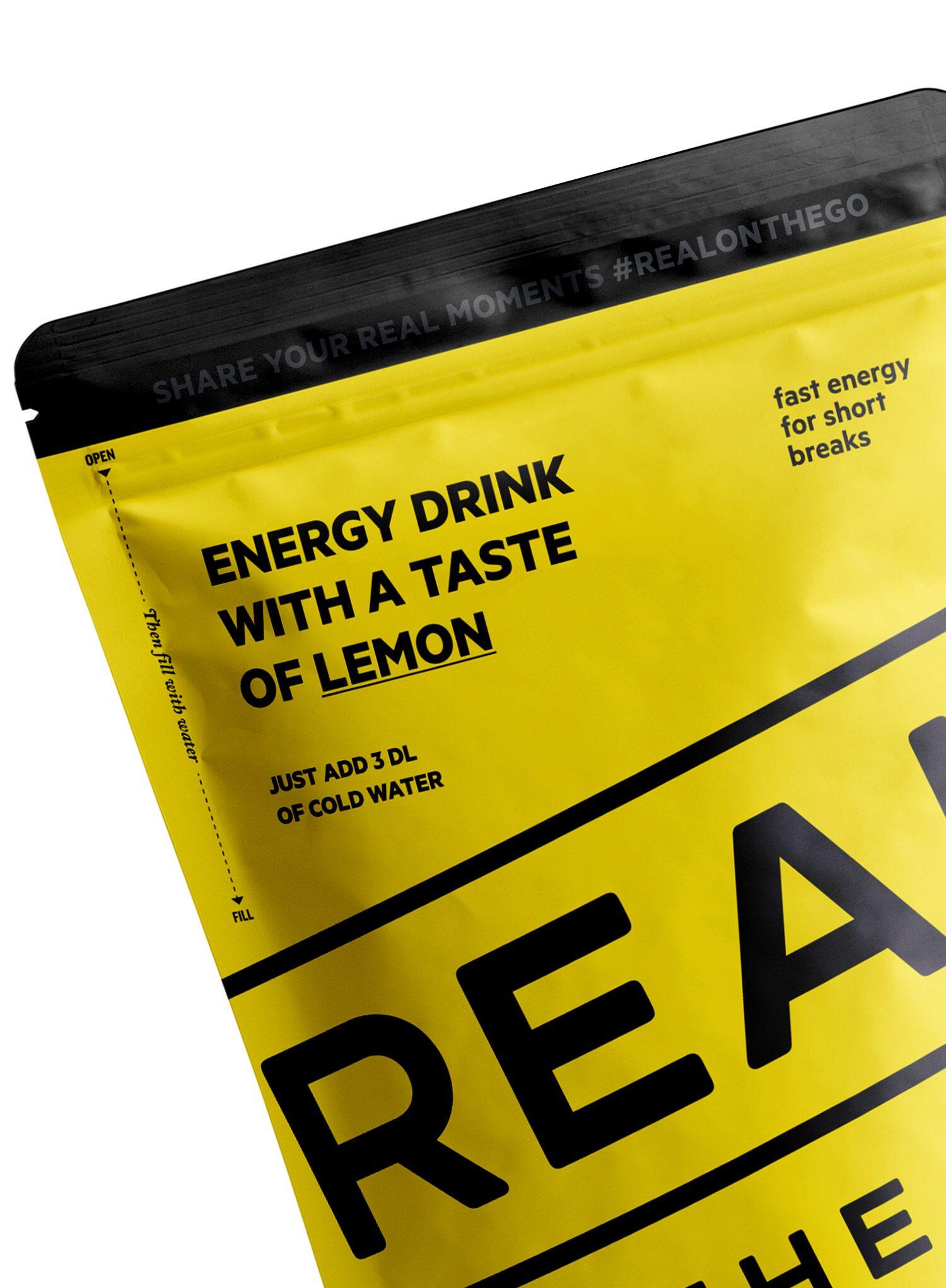Napój energetyczny Real Turmat Energy drink Taste of Lemon 330 ml 2/2