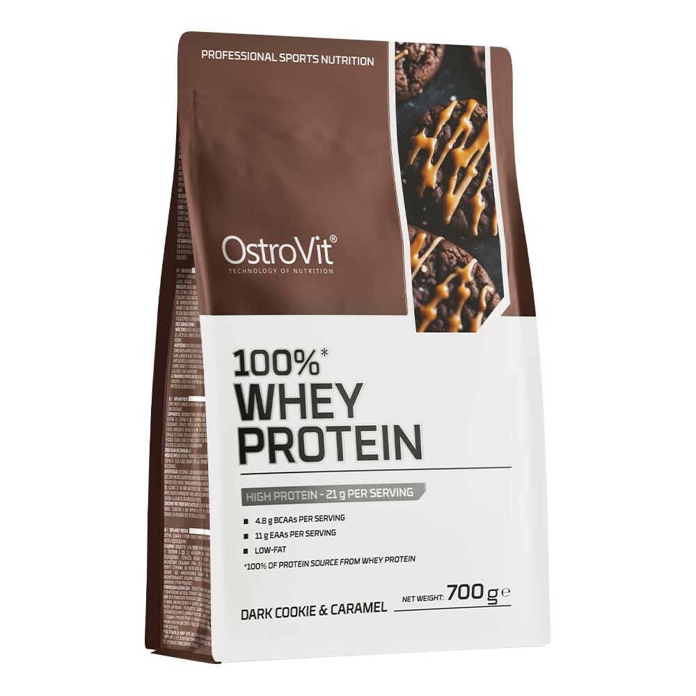 OstroVit 100% Whey Protein 700g dark cookie & caramel