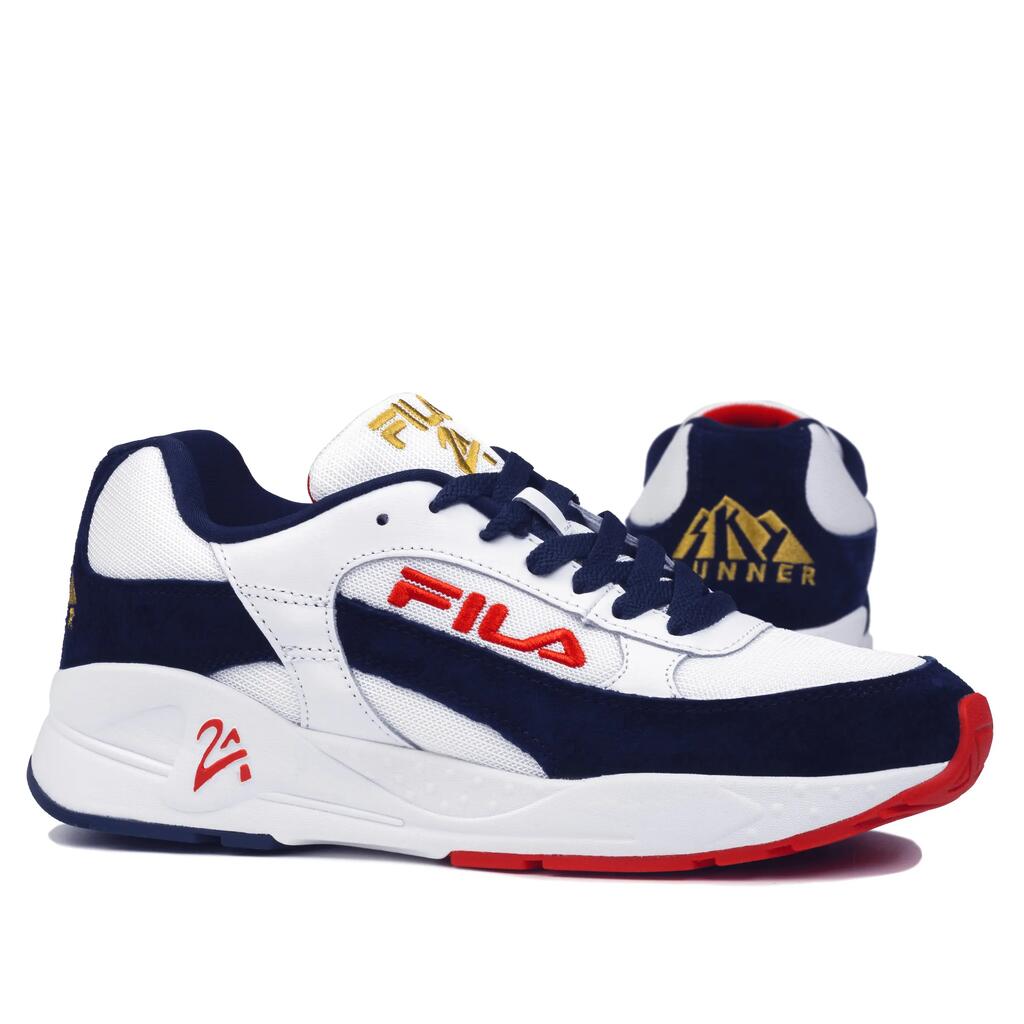 Men's Fila Skyrunner Black and White Trainers
