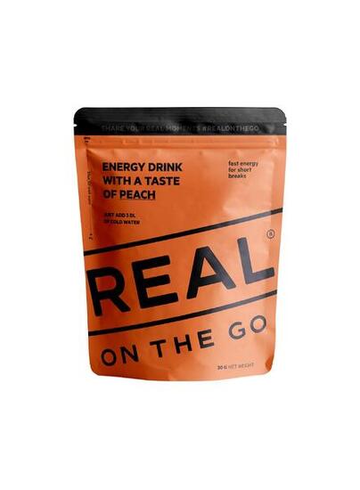 Napój energetyczny Real Turmat Energy drink Taste of Peach 330 ml