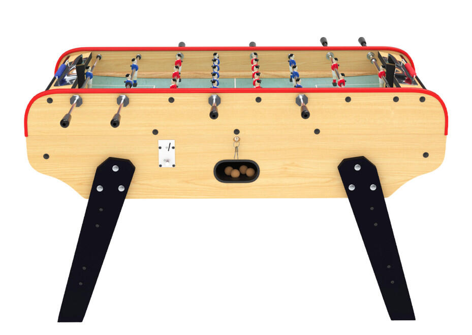 Baby Foot Bistrot Bois Clair avec monnayeur 6/8