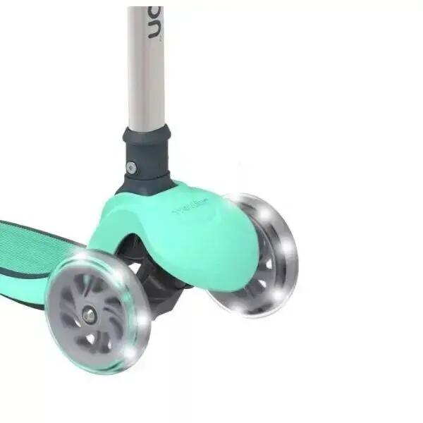 Yvolution: Glider Air összecsukható, világító, háromkerekű roller - Zöld 2/5