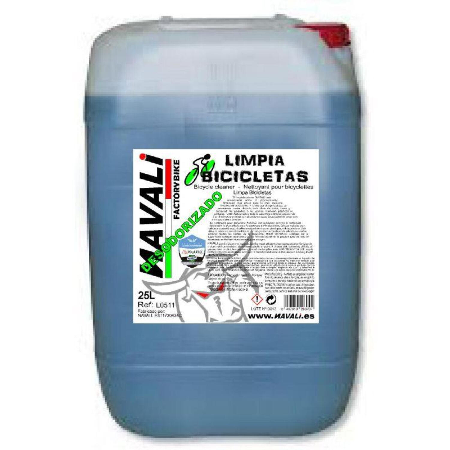 Środki do czyszczenia rowerów Navali sans odeur 25 litres