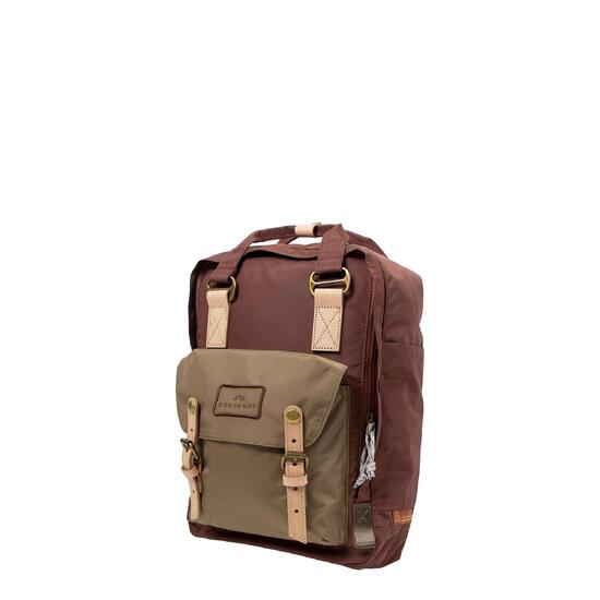 Plecak miejski Doughnut Macaroon Jungle Series - maroon/khaki
