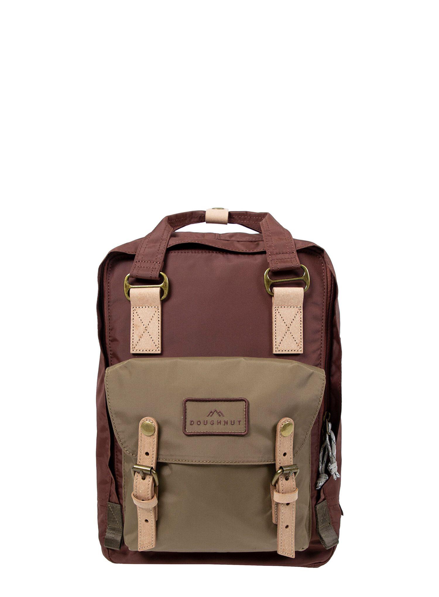 Plecak miejski Doughnut Macaroon Jungle Series - maroon/khaki 3/4