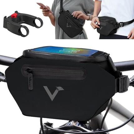 Sacoche de guidon Sacoche de velo impermeable avec support KLICKfix 4L