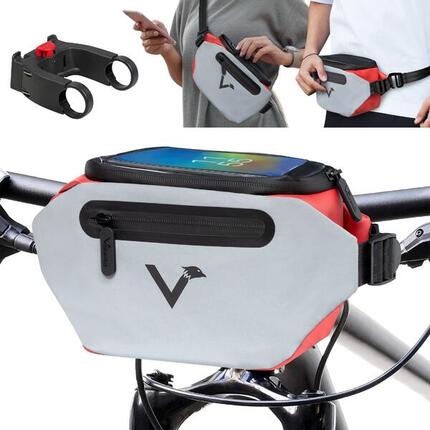 Sacoche de guidon Sacoche de velo impermeable avec support KLICKfix 4L