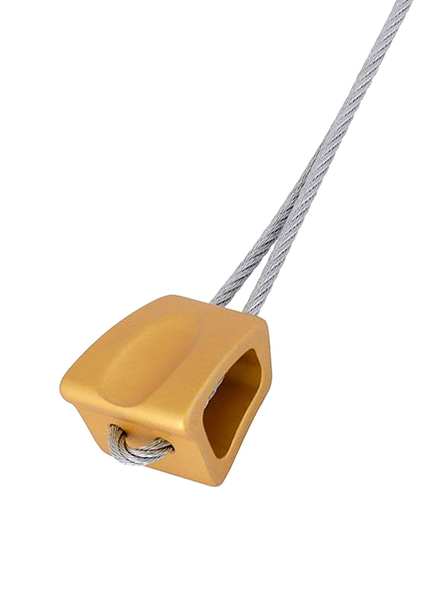 Kość wspinaczkowa DMM Wallnut 9 - gold/gold 2/3