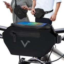 Sacoche de guidon Sacoche velo pour guidon et sacoche ventrale impermeable 4L
