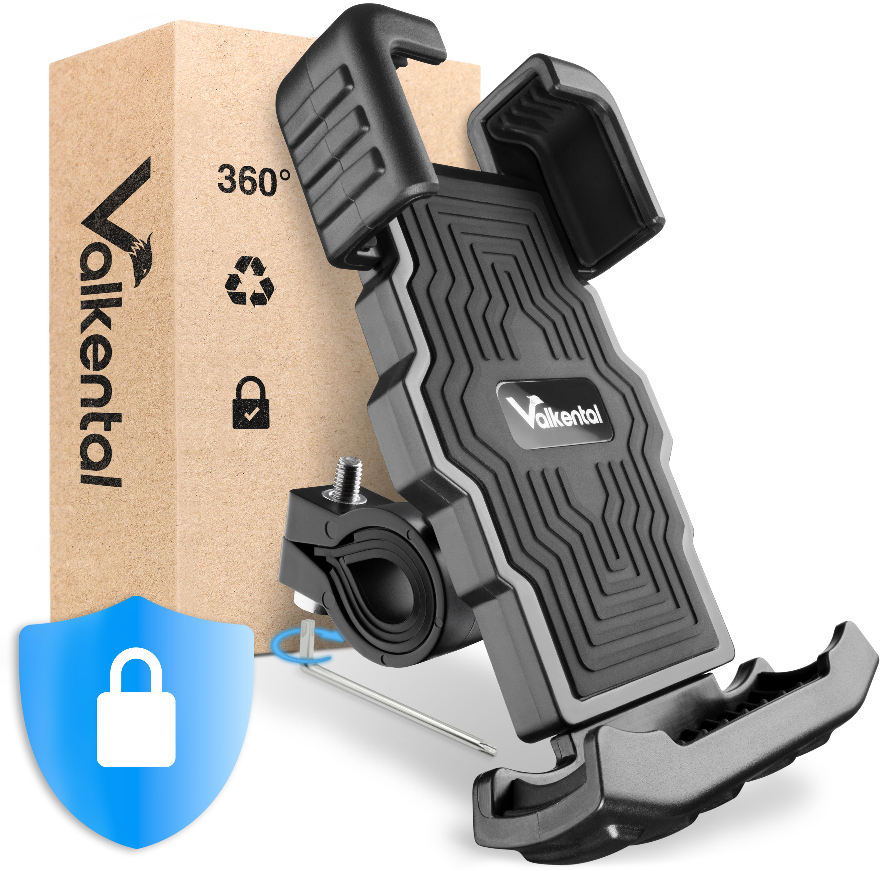 Fahrrad Handyhalterung mit Diebstahlschutz - PhoneFix 1/7