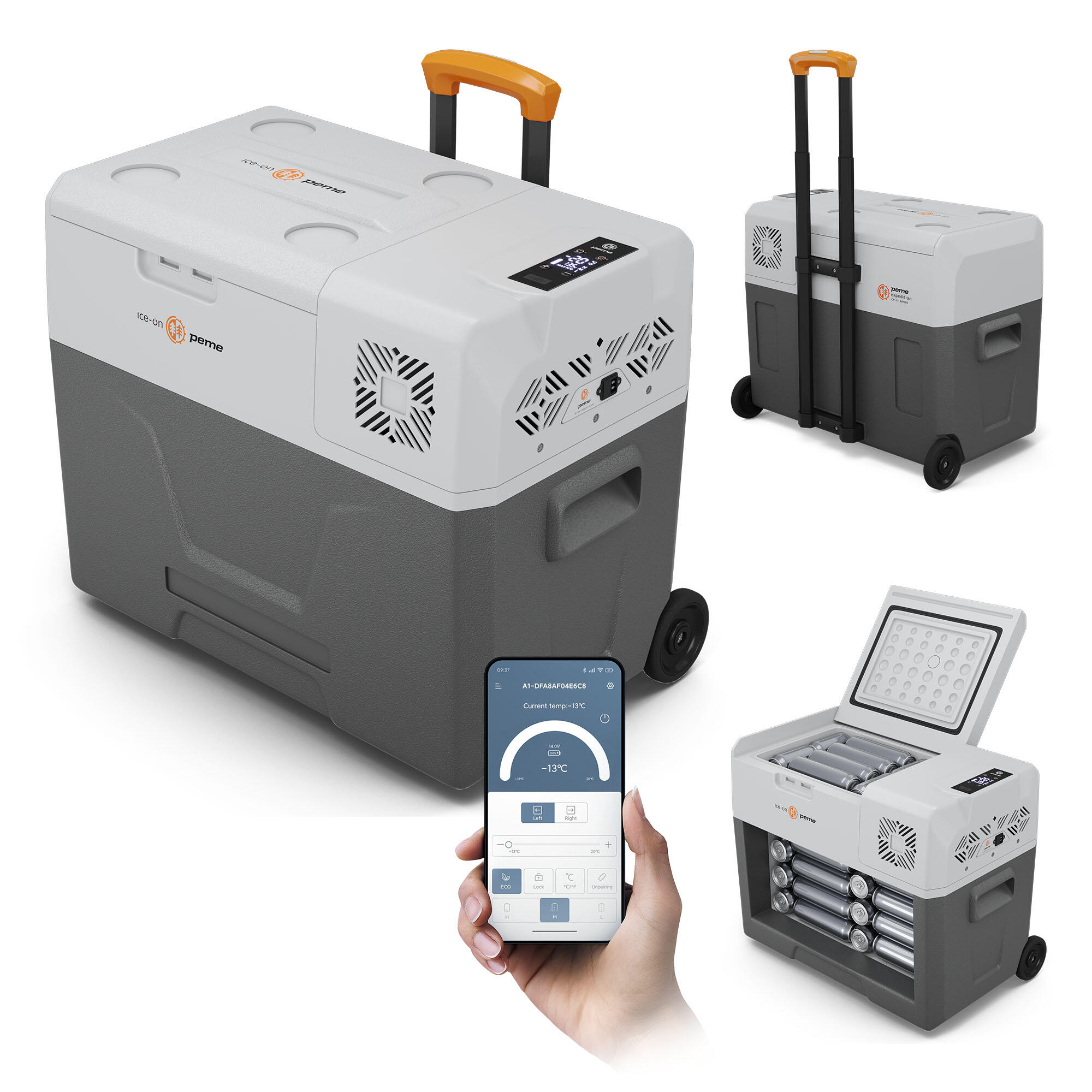 PEME Peme Expedition 39L koelbox 12/230v op wielen