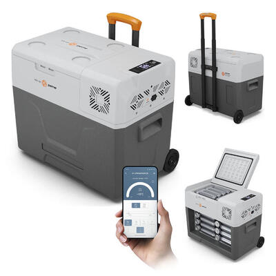 Peme expedition 39l koelbox 12/230v op wielen