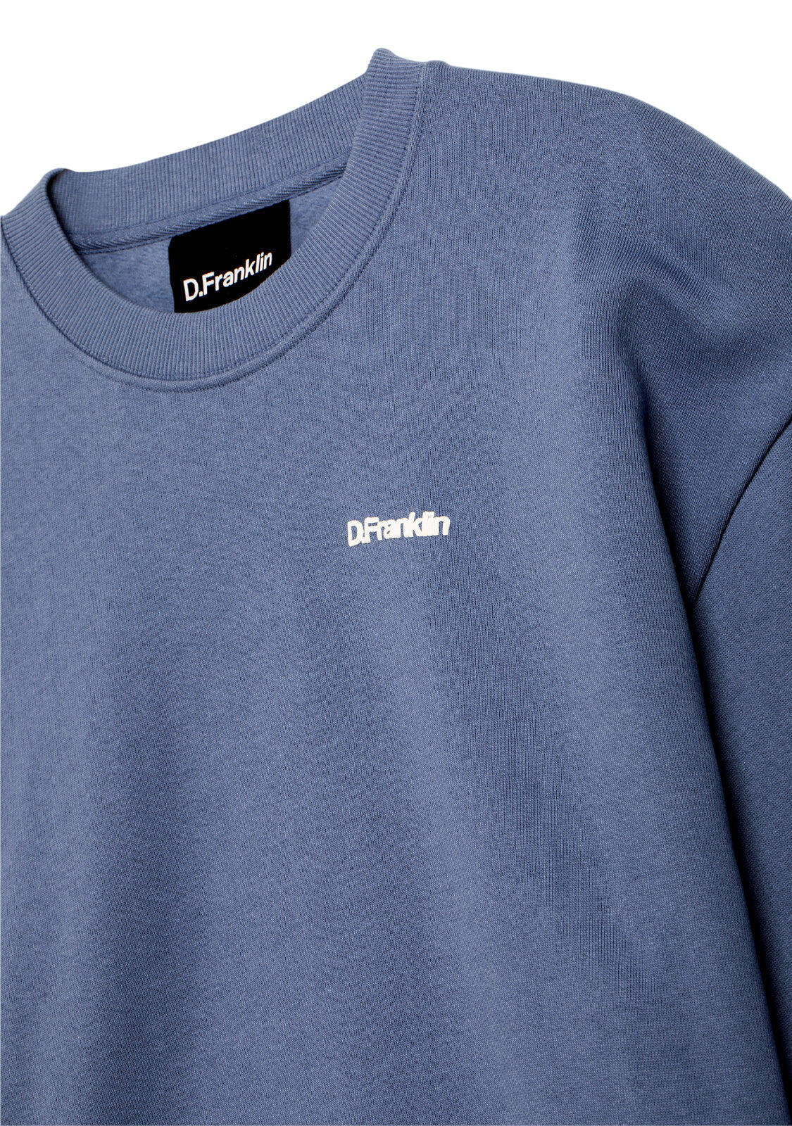 Felpa basic D.Franklin Eternity Crop Sweatshirt 3/3