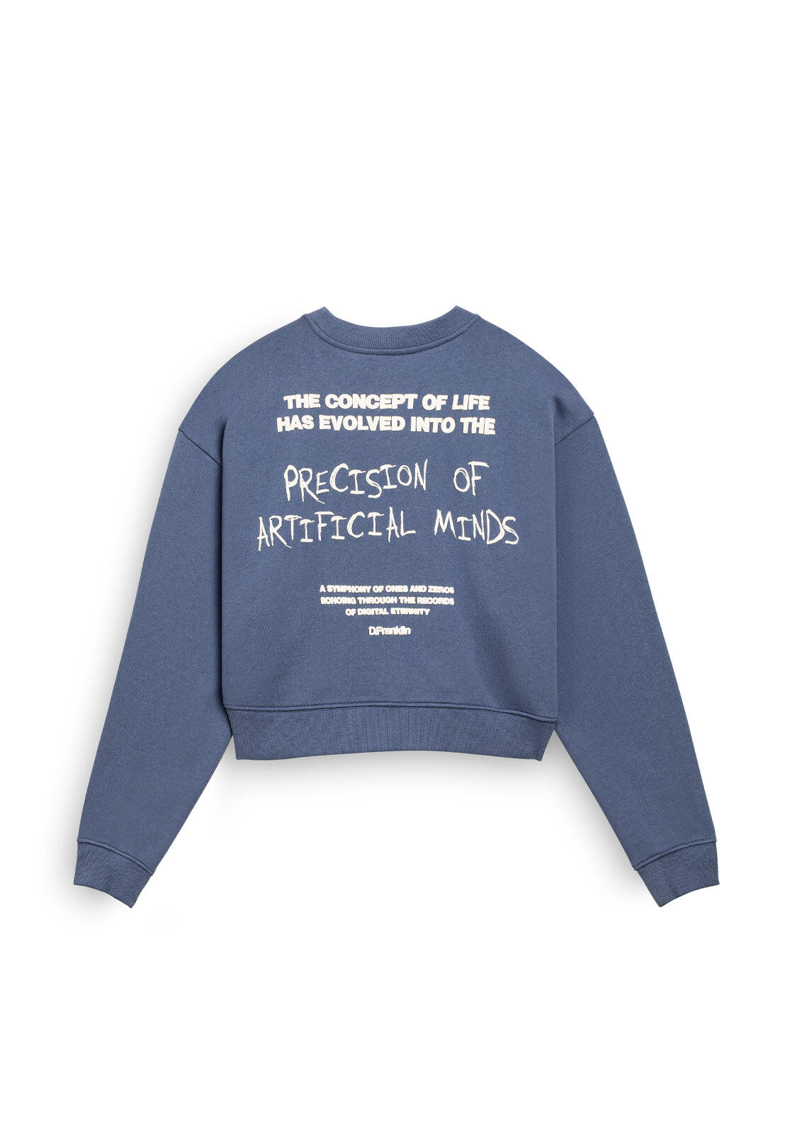 Felpa basic D.Franklin Eternity Crop Sweatshirt 2/3