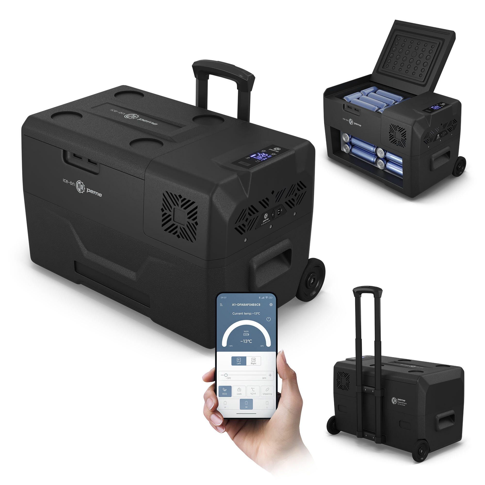 Geleira elétrica Peme Expedition 28L 12/230v com rodas