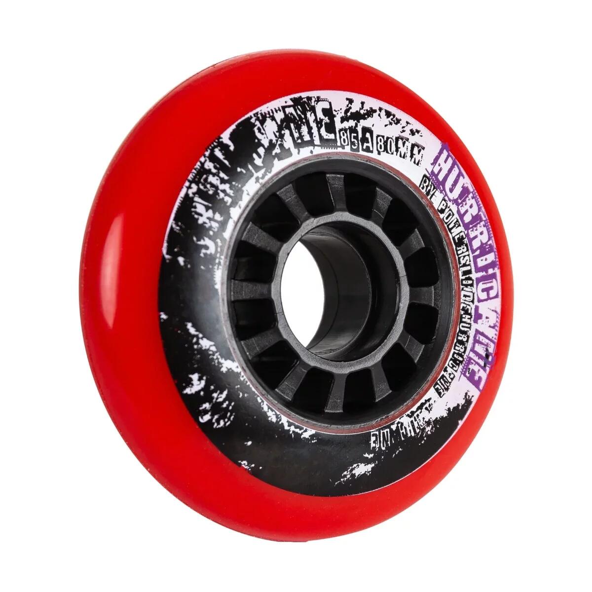 Zestaw 4 kółek Powerslide Hurricane 80/85A Red 2/5