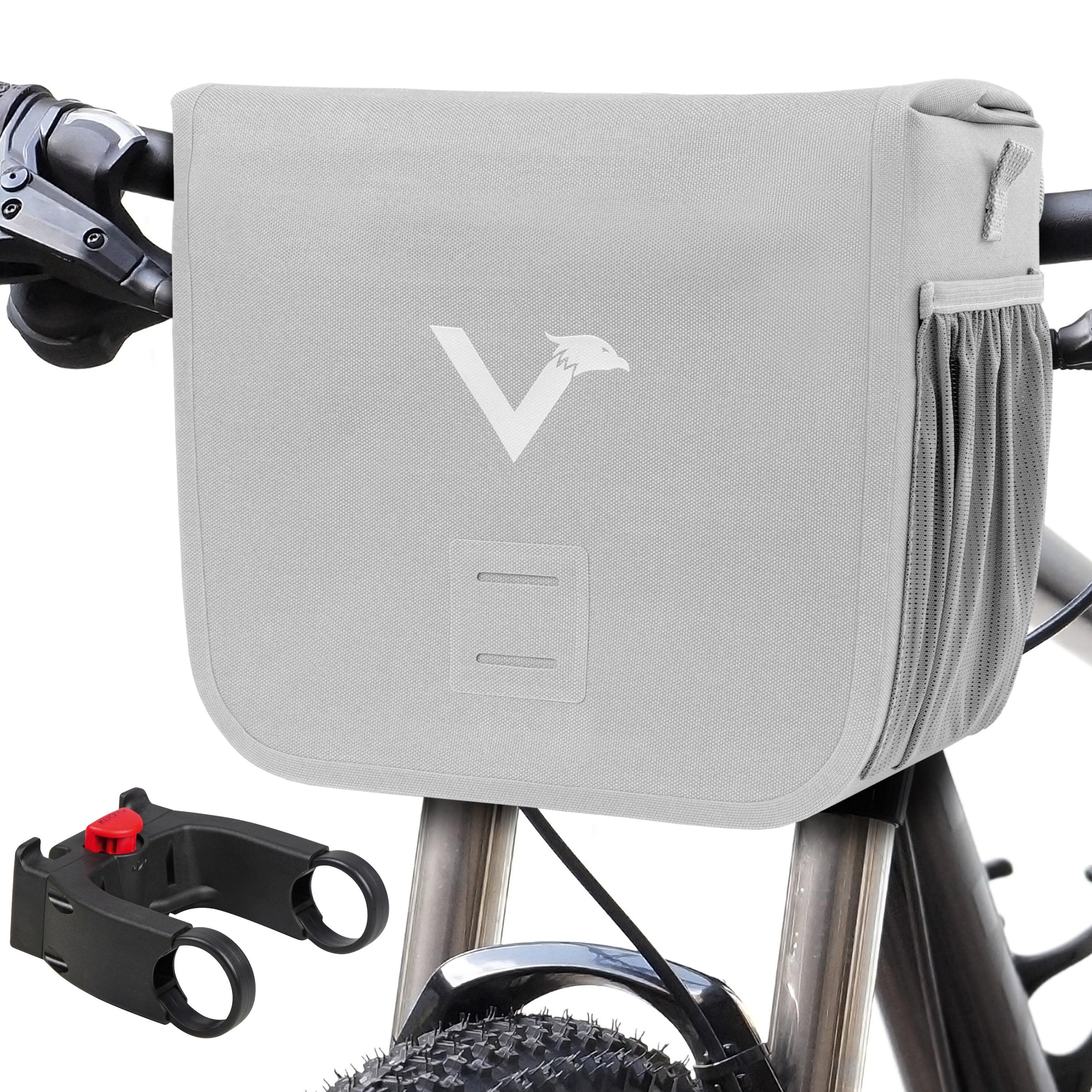 VALKENTAL Front Pack - Borsa da manubrio con KLICKfix grigio spaziale