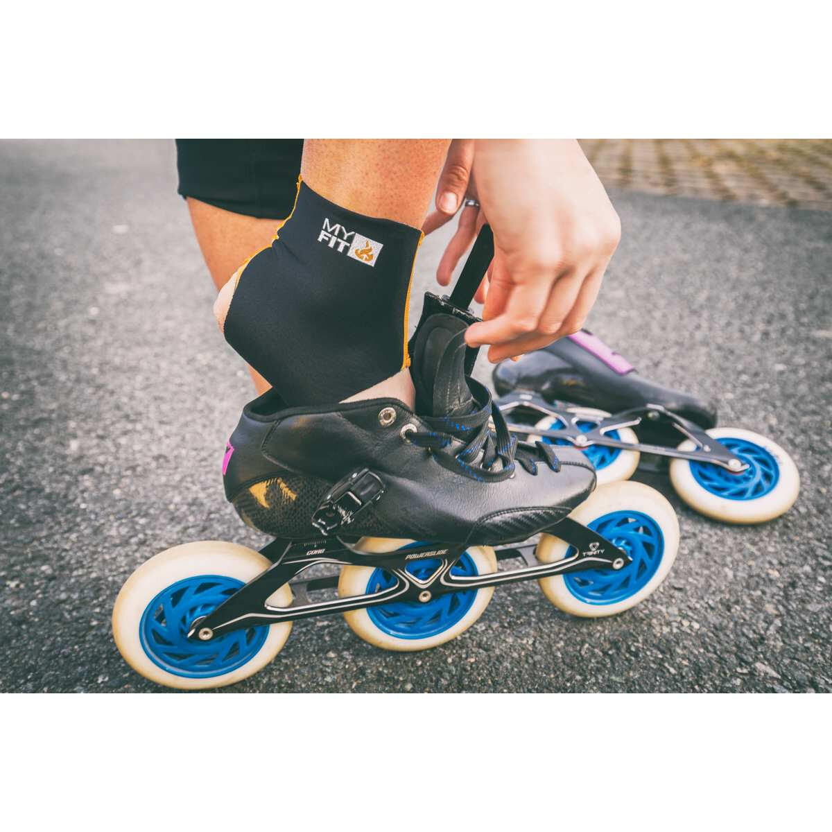 Knöchelschützer Myfit Footies Low 2mm (x2) 4/7