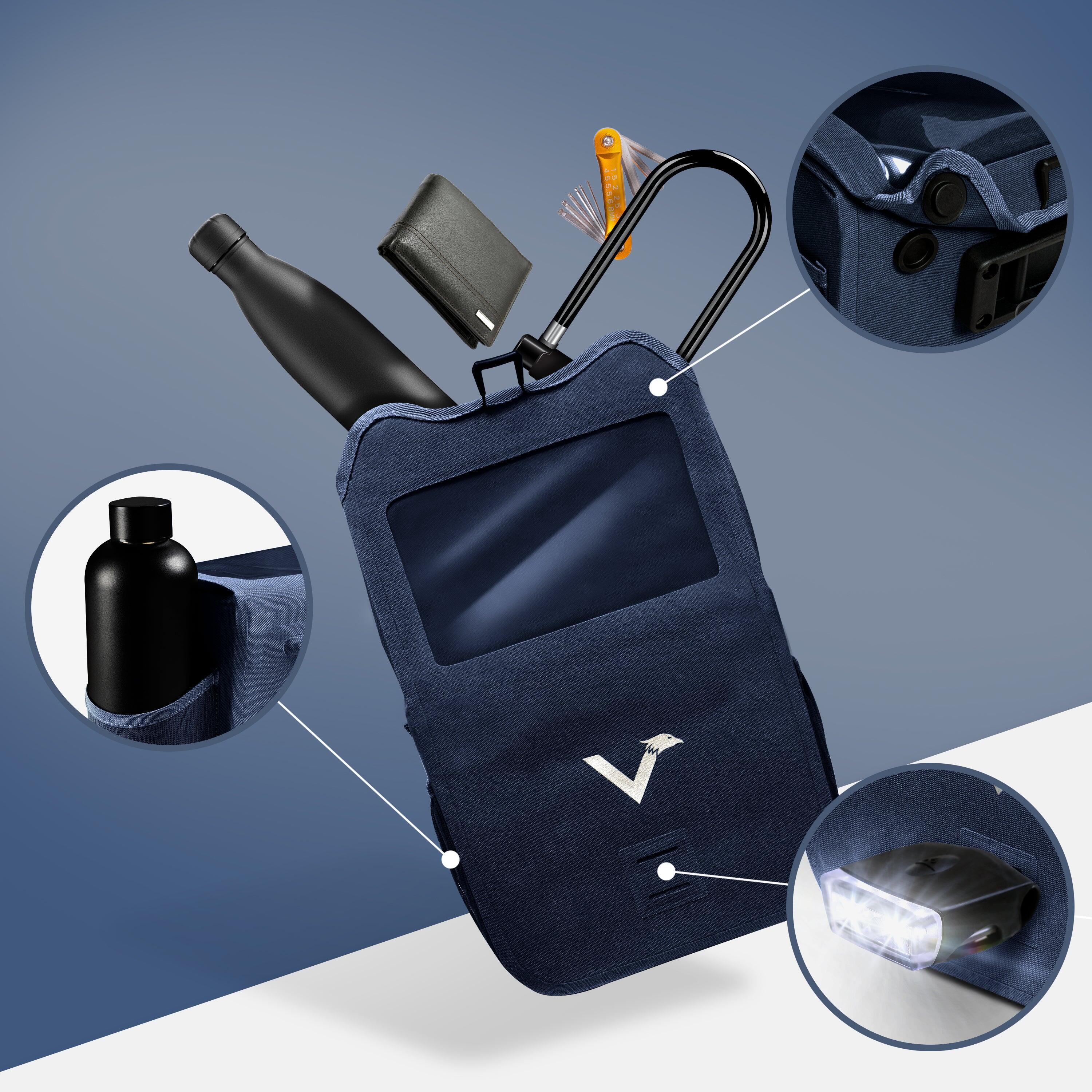 Lenkertasche wasserdicht mit Handyfach - Front Pack - 7 L 5/8