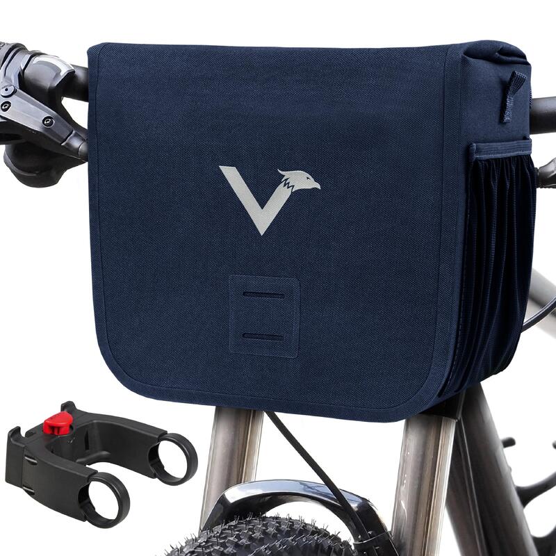 Front Pack - Bolsa de guiador com KLICKfix azul