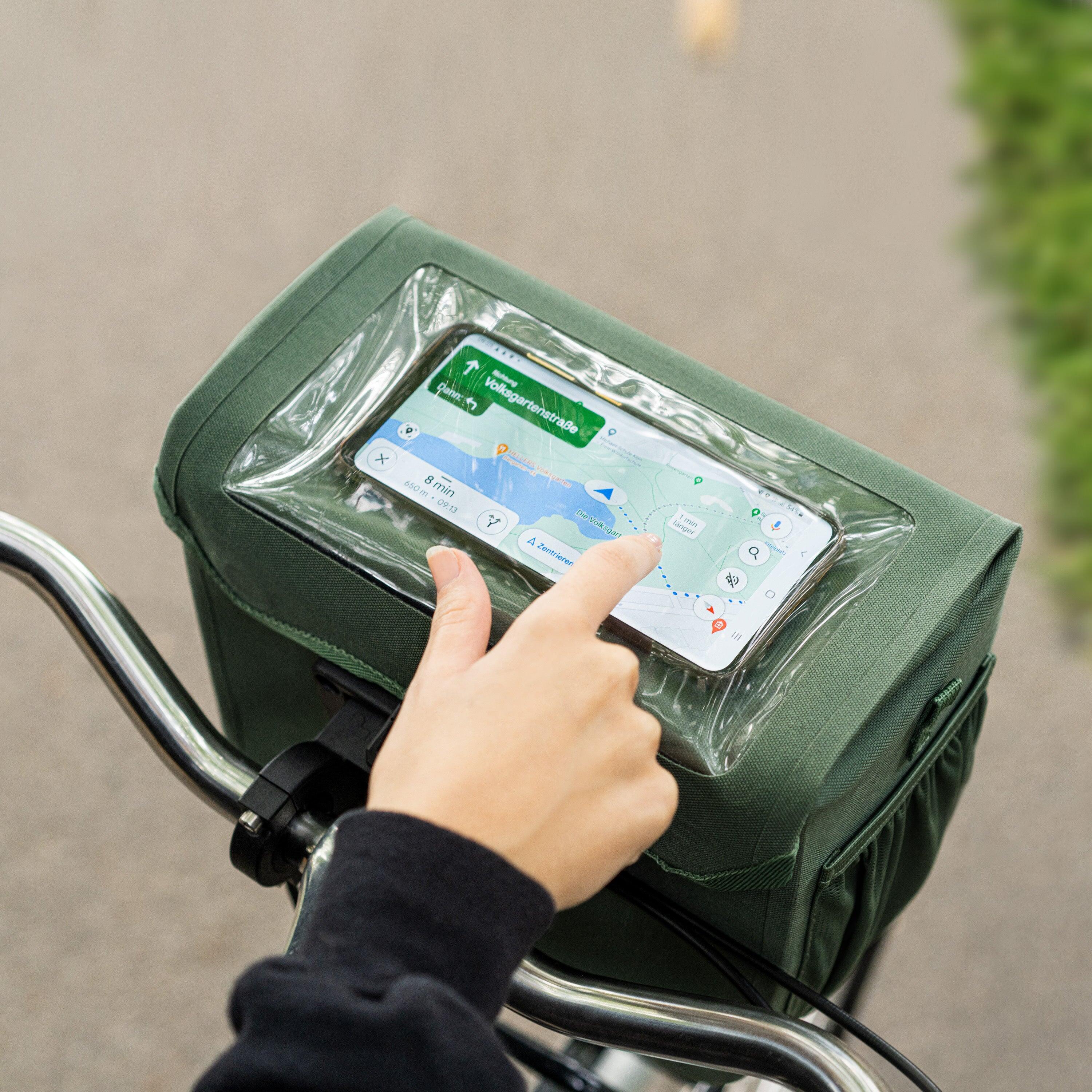 Sacoche de guidon pour vélo étanche avec support KLICKfix 7L 3/5