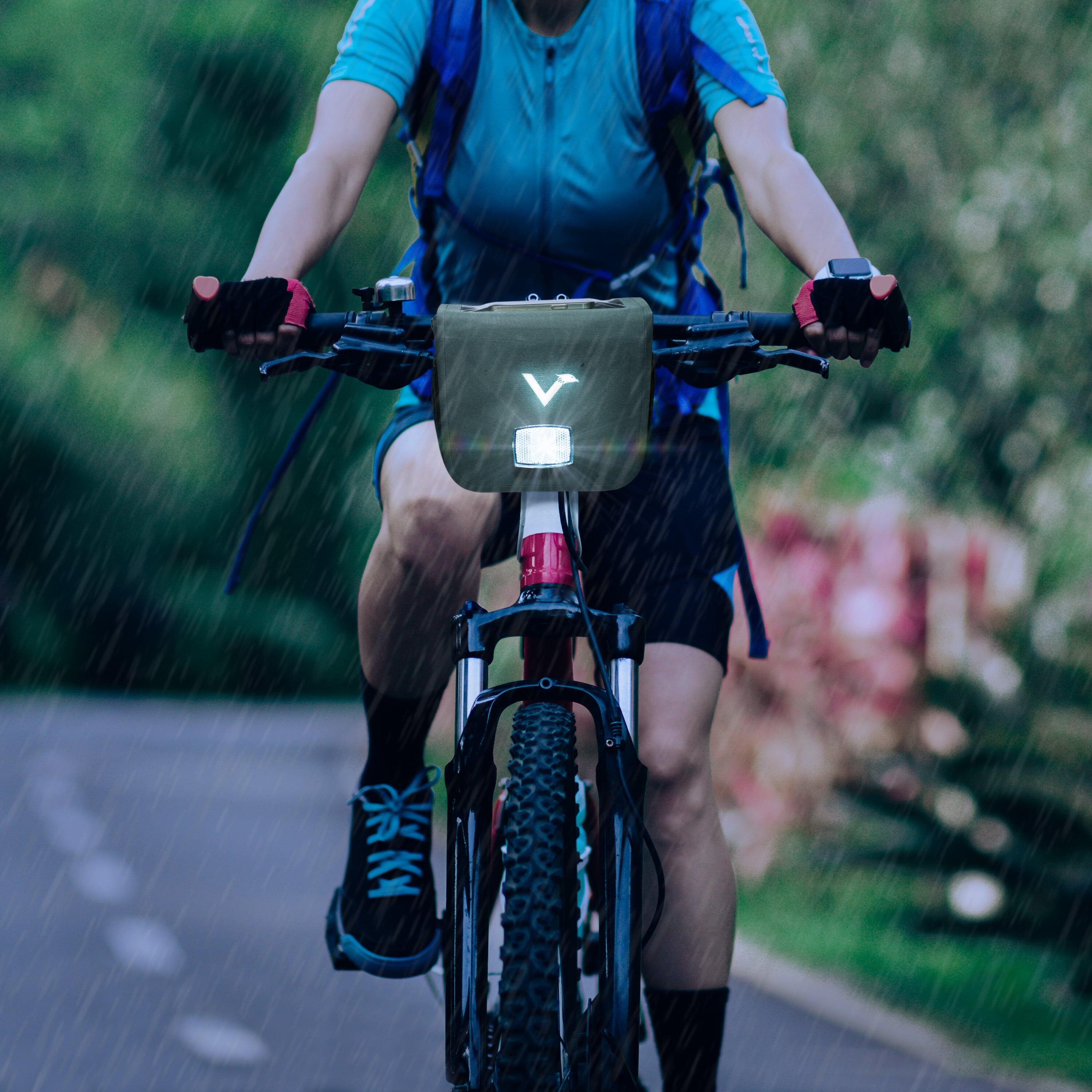 Sacoche de guidon pour vélo étanche avec support KLICKfix 7L 2/5