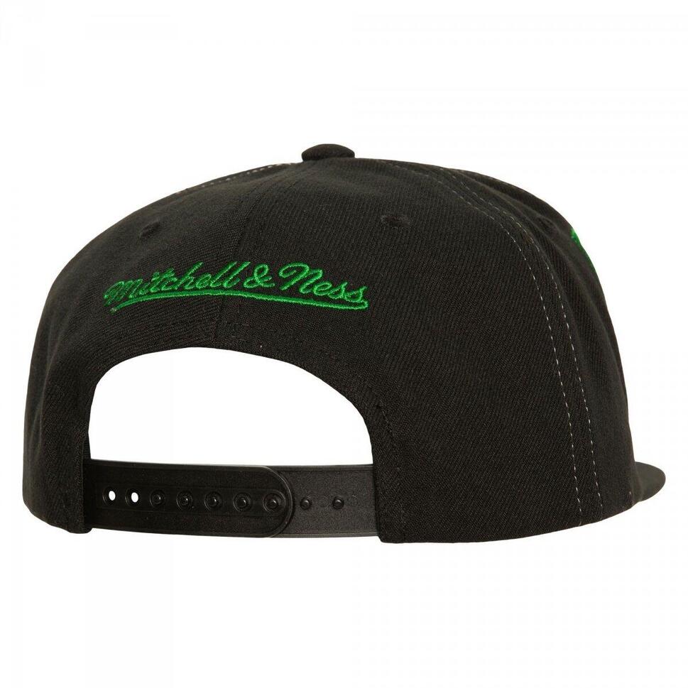 Czapka z daszkiem do koszykówki Mitchell & Ness Boston Celtics czarna