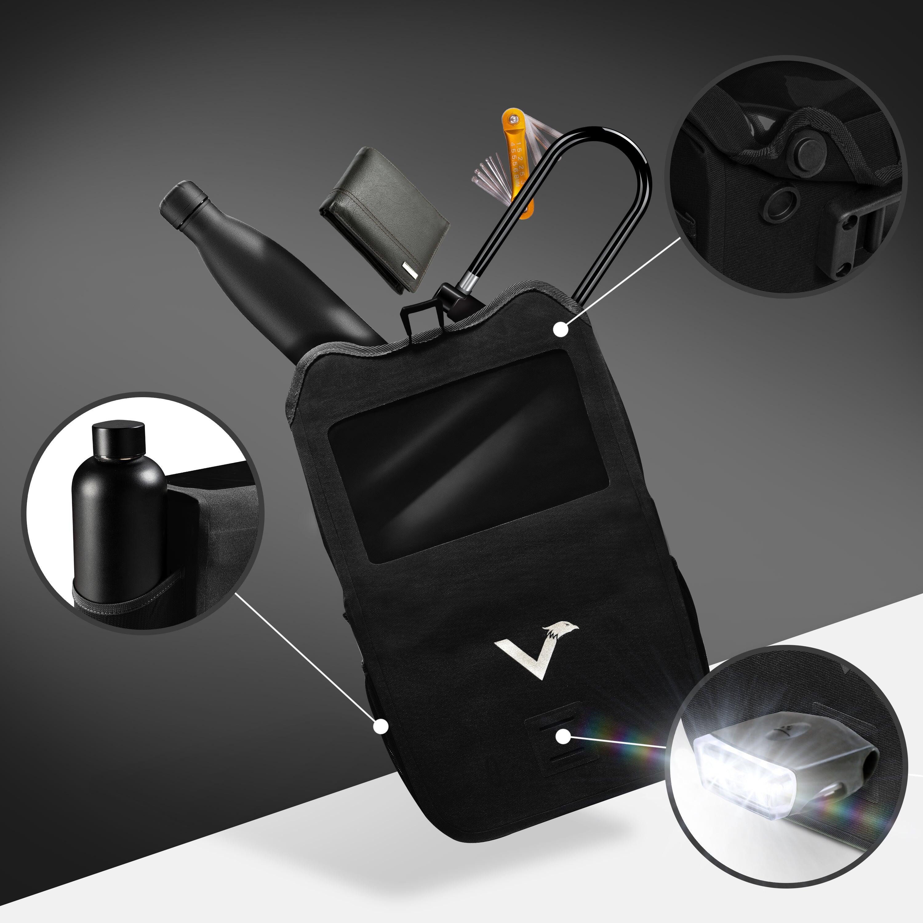Lenkertasche wasserdicht mit Handyfach - Front Pack - 7 L 5/8