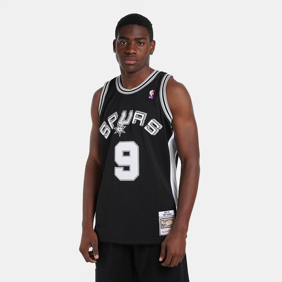 Koszulka męska do koszykówki Mitchell & NBA San Antonio Spurs Spurs Tony Parker