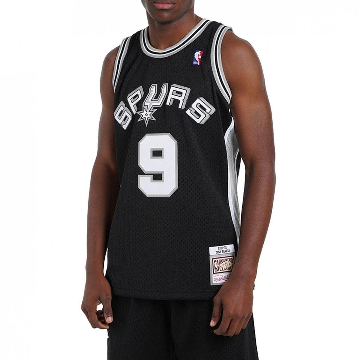 Koszulka męska do koszykówki Mitchell & NBA San Antonio Spurs Spurs Tony Parker
