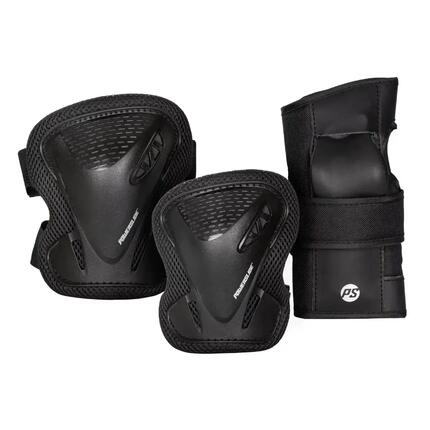 Zestaw 3 Ochraniaczy Powerslide Basic Adult Black