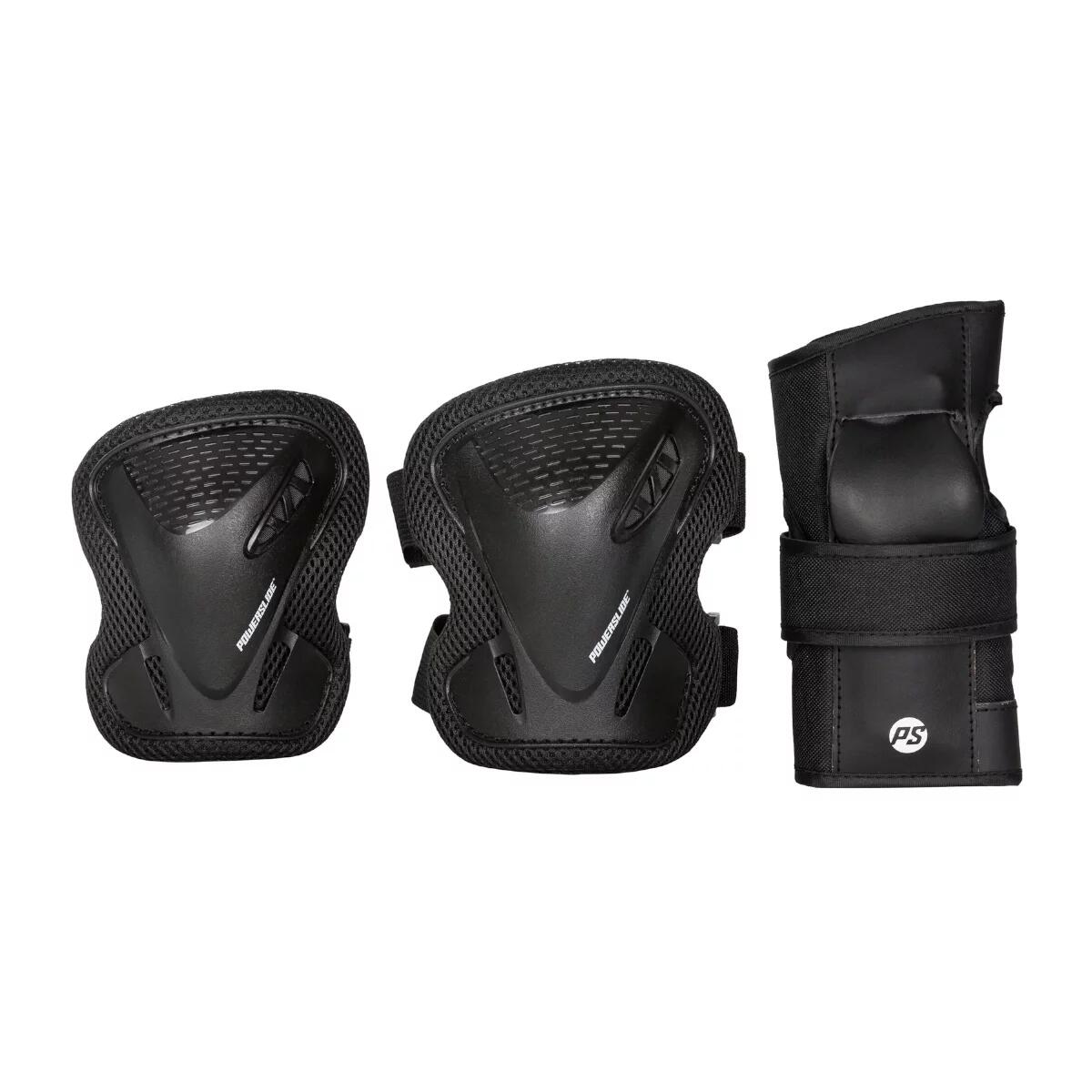 Zestaw 3 Ochraniaczy Powerslide Basic Adult Black 4/5