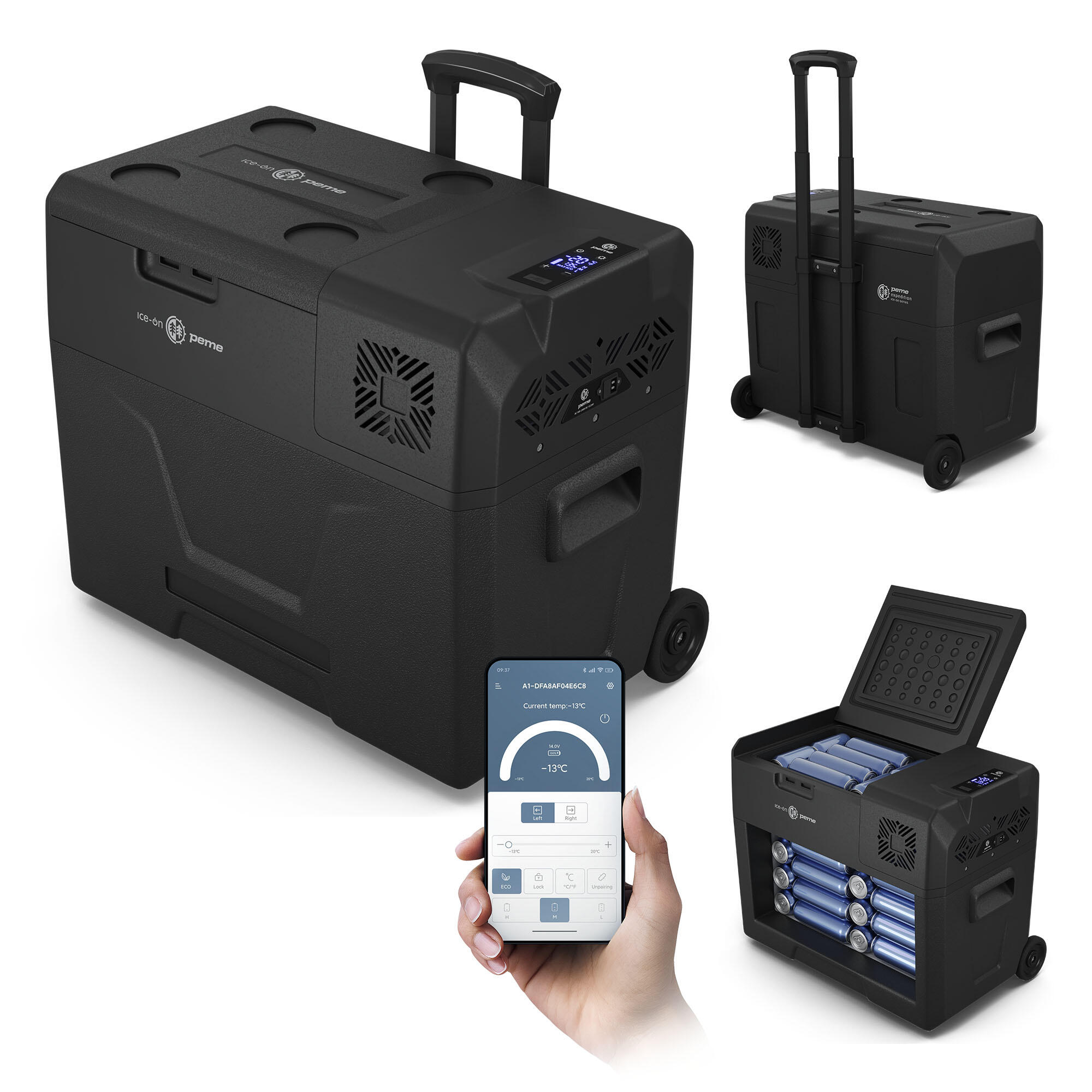 PEME Frigo Portatile Peme Expedition 39L 12/230v con ruote per campeggio