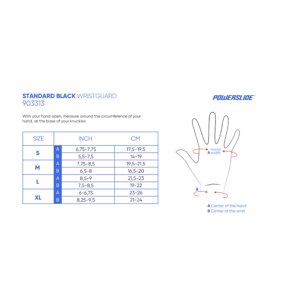 Protezioni per i polsi da uomo Powerslide Standard Wristguard 2/5
