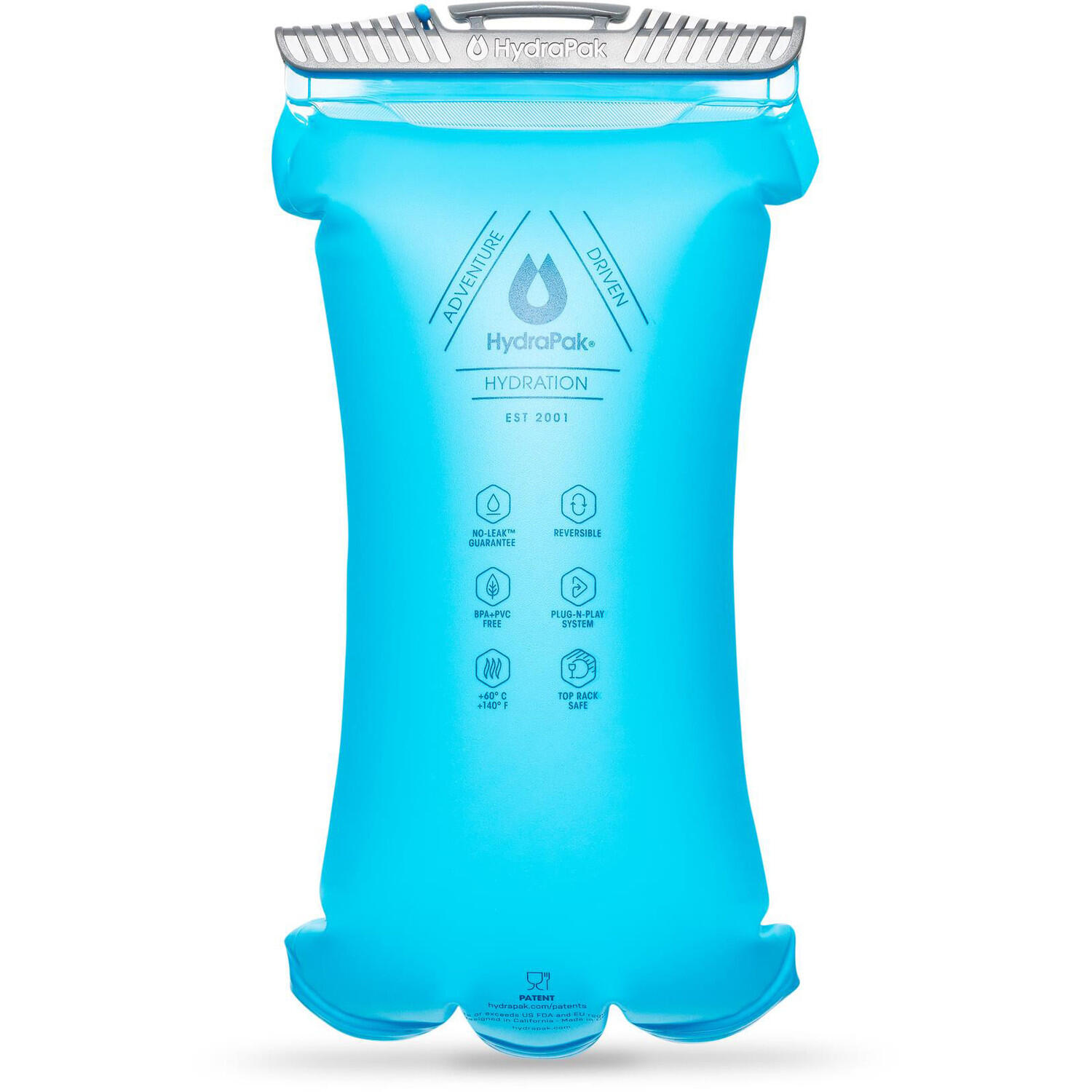 HydraPak Velocity 2 L – Sacca idrica ultraleggera – Blu 2/7
